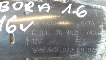 STARTÉR 0001120402 VW BORA 1.6 16V 98-