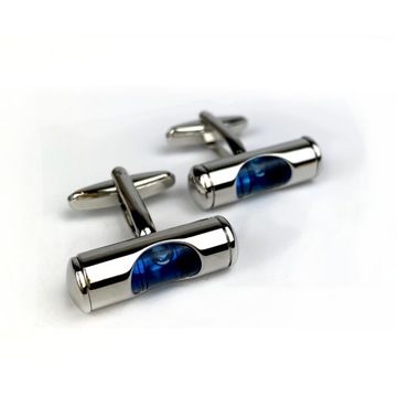 Запонки с узором BLUE LEVEL