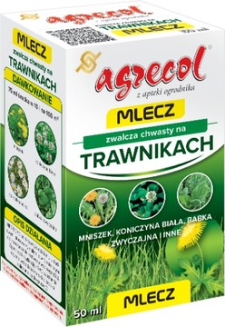 AGRECOL Oprysk zwalcza CHWASTY na trawniku MLECZ 50ml