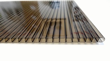 Poliwęglan Komorowy dymiony brąz 6mm 695x2000mm
