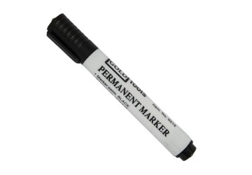 Marker, pisak permanentny, końcówka okrągła - Czarny