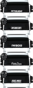 Наклейка для обтекателя окна грузовика Tira * УЗОРЫ * ЦВЕТА * 90 см * XL