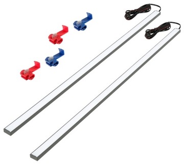 Oświetlenie LED kabiny paki busa auta 2x50cm PL12