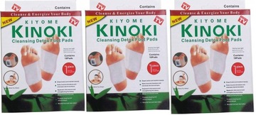 PLASTRY OCZYSZCZAJĄCE NA STOPY DETOX KINOKI 30 szt