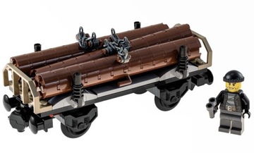 Lego City 60198 Wagon Towarowy z drewnem np. 60052 60098 60336 60335 7939
