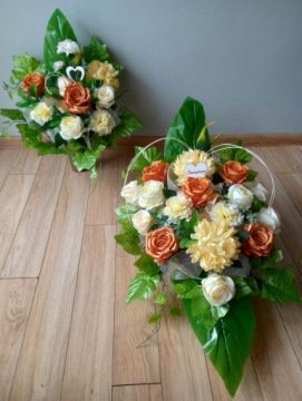 Головной убор для могильной кладбищенской композиции CHRYZANANTEMA