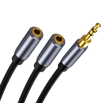 Kabel Audio 3,5 mm Męski na 2 żeński