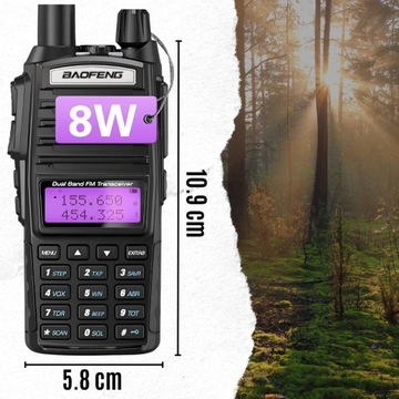 BAOFENG UV82 MK5 8W РАЦИЯ РАДИОТЕЛЕФОН ТРУБКА