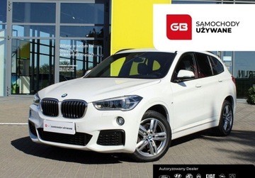 BMW X1 F48 Crossover xDrive18d 150KM 2019 BMW X1 2.0 150KM xDrive 4x4 A8 aut M Pakiet Panorama LED Skora NAVI 2.0
