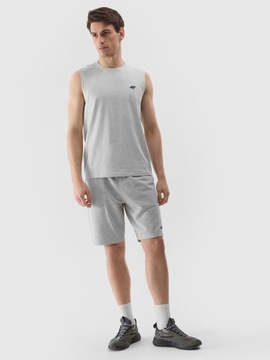 ФУТБОЛКА 4F МУЖСКАЯ ФУТБОЛКА БЕЗРУКАВОВ ВЕРХНЯЯ МАЙКА ХЛОПОК SPORTS SS24