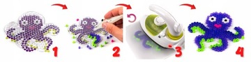 La Manuli Ironing Beads, 10 000, набор светящихся и блестящих XL