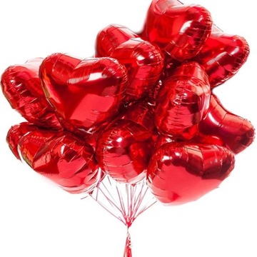ШАР В ФОРМЕ СЕРДЦА КРАСНОЕ СЕРДЦЕ ИЗ ФОЛЬГИ ГЕЛИЙ