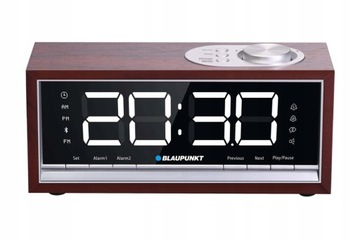 СТИЛЬНЫЙ РАДИО-БУДИЛЬНИК FM BLAUPUNKT WOOD BLUETOOTH