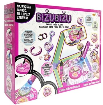 BIŻUBIŻU STUDIO BIŻUTERII DELUXE ZESTAW KREATYWNY Z UCHWYTEM NA TELEFON