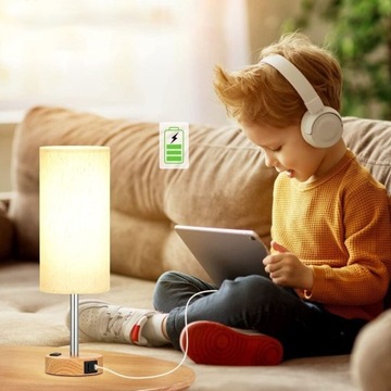 НОЧНИК С USB-C + A И РОЗЕТКОЙ ПЕРЕМЕННОГО ТОКА С РЕГУЛИРОВКОЙ РЕГУЛИРОВКИ ДЛЯ СПАЛЬНИ И ОФИСА