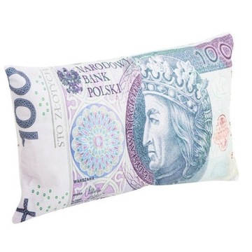 PODUSZKA 100 PLN STÓWKA Prezent dla marzyciela :)