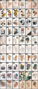 Набор плакатов Плакаты 3x 50x70 олень деревенский стиль