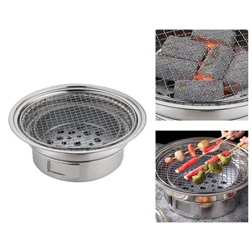 Портативный походный гриль, плита, настольный гриль, коптильня для барбекю Якитори L