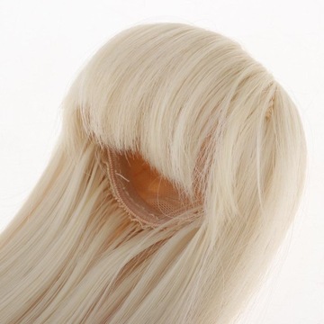 Шиньон для куклы 1/4 BJD, прямой, золотой.