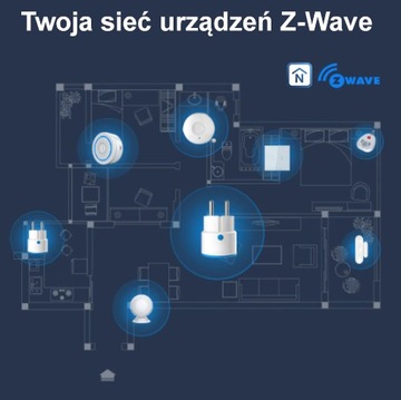Inteligentne gniazdko Z-Wave 13A do Fibaro