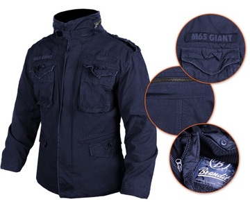 KURTKA MĘSKA WOJSKOWA BRANDIT M65 GIANT PARKA 3w1 Navy XXL