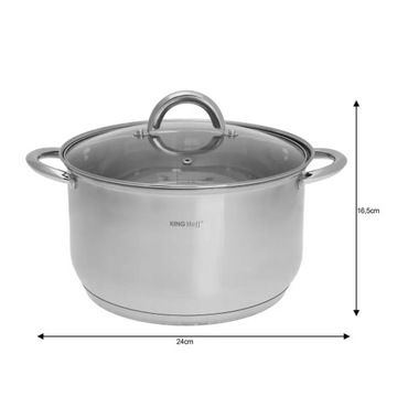 НАБОР кастрюль 12 шт. ИНДУКЦИЯ Кастрюля Сковорода 4450