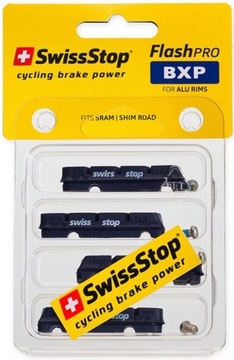 KLOCKI HAMULCOWE OKŁADZINY SWISSSTOP FLASH PRO BXP SHIMANO ALUMINIUM