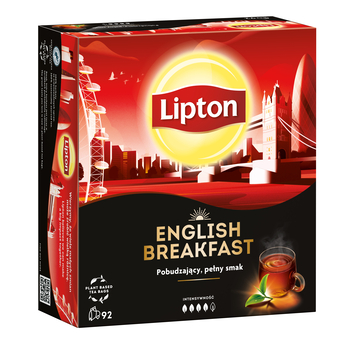 92x 2g LIPTON English Breakfast Herbata czarna