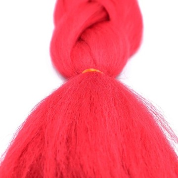 Włosy syntetyczne do warkoczy A13 czerwone SEOL