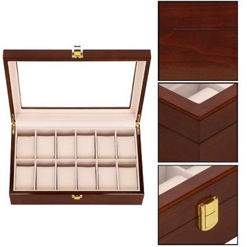 ОРГАНАЙЗЕР ДЛЯ ЧАСОВ, 12 шт., JEWELRY BOX, ELEGANT BOX