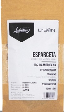 Nasiona ESPARCETA SIEWNA 100g roślina miododajna NASIONA ESPARCETA 100G