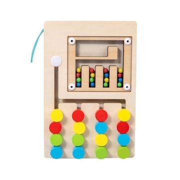 Слайд-головоломка «Сопоставление цветов» для развития мелкой моторики, головоломки «5 цветов»