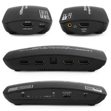 Sumator HDMI z audio 1/4 Spacetronik SPH-RAE04