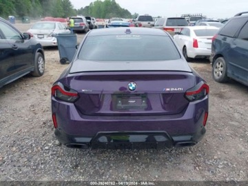 BMW Seria 2 G42-U06 2023 BMW M2 2023r, M240I, XDrive, 3.0L 3.0 Benzyna 453KM, zdjęcie 6