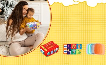 СОРТЕР С САЛФЕТКАМИ ПЛЮШЕВЫЕ ЖИВОТНЫЕ MONTESSORI SENSORY