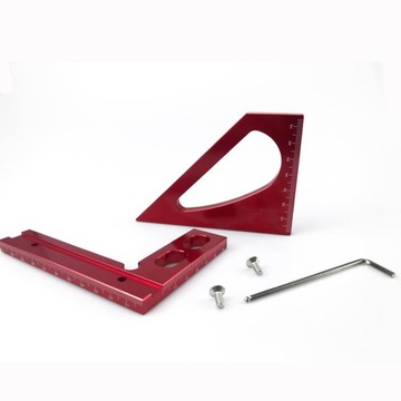 Угловая линейка Высокая диагональная треугольная линейка.