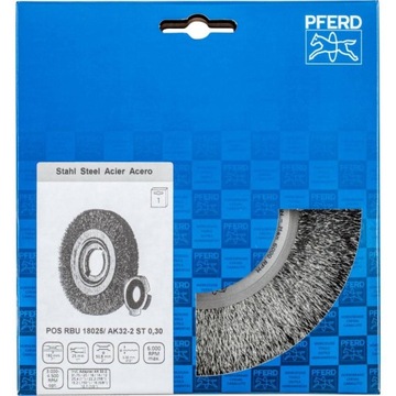 Szczotka okrągła PFERD POS RBU 18025/AK32-2 ST 0 3