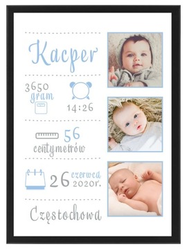 Свидетельство о рождении с фотографией, рамка А4, картинки о крещении