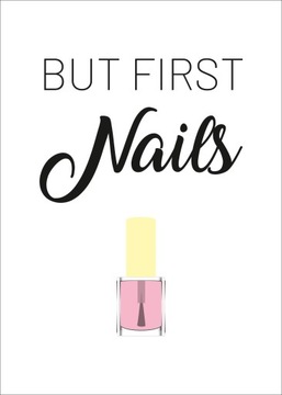 Plakat wystrój Salon kosmetyczny 70x50 K19