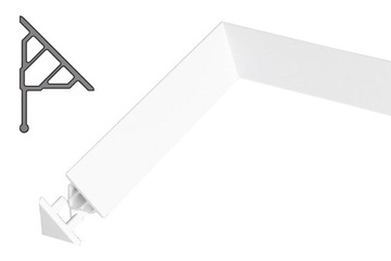 LISTWY MASKUJĄCE 110 + 200 CM TYP 10 + KOŃCÓWKA