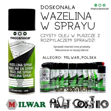 Вазелиновый спрей, техническая смазка - MECCANOCAR