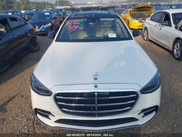 Mercedes 2021 Mercedes-Benz Klasa S 2021r, S 580, 4Matic, 4.0L 4.0 Benzyna 496KM, zdjęcie 2