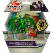 BAKUGAN FIGURKA KOLEKCJONERSKA NILLIOUS ZIELONY + 2 Karty SPIN MASTER