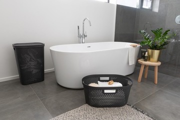 Kosz do Magla Curver Recycled Pranie 40L Szary