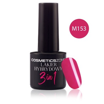 КОСМЕТИКА ЗОНА ГИБРИДНЫЙ ЛАК ДЛЯ НОГТЕЙ 3В1 3В1 8МЛ M153