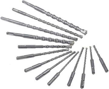 НАБОР СВЕРЛ И ДОЛОТО СВЕРЛА ДОЛОТА ДЛЯ БЕТОННОЙ КЛАДКИ SDS+ PLUS СВЕРЛЕНИЕ ДЛЯ РУБКИ