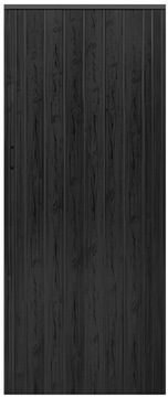 DRZWI HARMONIJKOWE PRZESUWNE PVC PRZYLGOWE ST2A CZARNE 83 CM