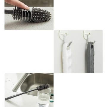 СИЛИКОНОВАЯ ЩЕТКА ДЛЯ МЫТЬЯ СТЕКЛЯННЫХ БУТЫЛОК