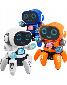 ИНТЕРАКТИВНЫЙ ДЕТСКИЙ РОБОТ DANCER DISCO LED, синий