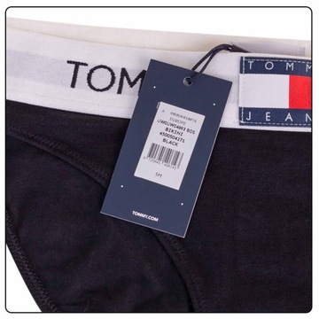 TOMMY HILFIGER BIKINI DAMSKIE MAJTKI 1 PARA CZARNE r.M